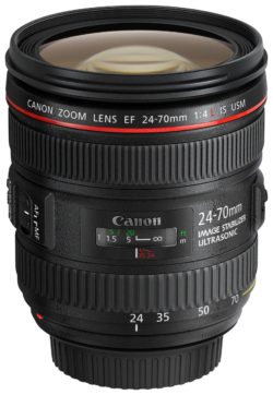 Canon EF 24-70mm f/4L IS USM Lens.